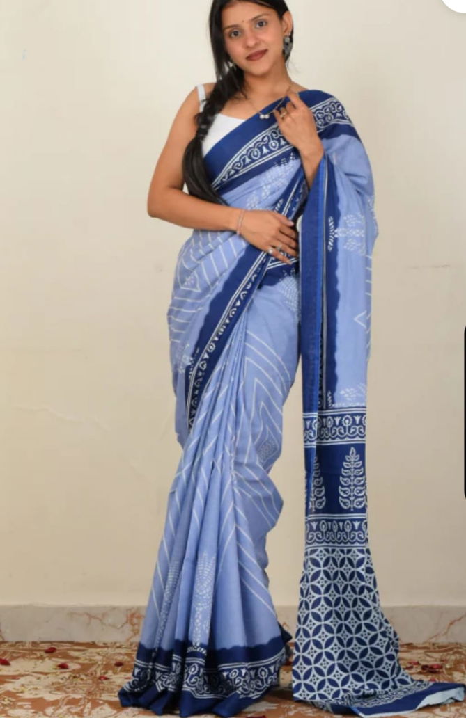 VK 4217 Mono Cotton Daily Wear Printed Sarees Wholesale Clothing Suppliers In India